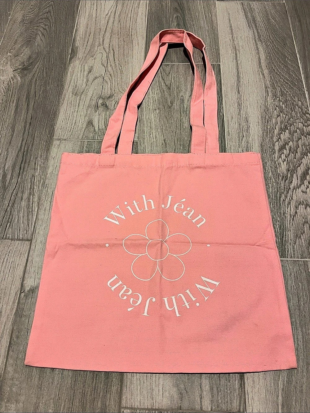 With Jéan Flower Tote Bag Pink